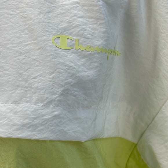 Champion Woven Full Zip Jacket - Frozen Lime / White Green - size 2XL - Picture 5 of 11